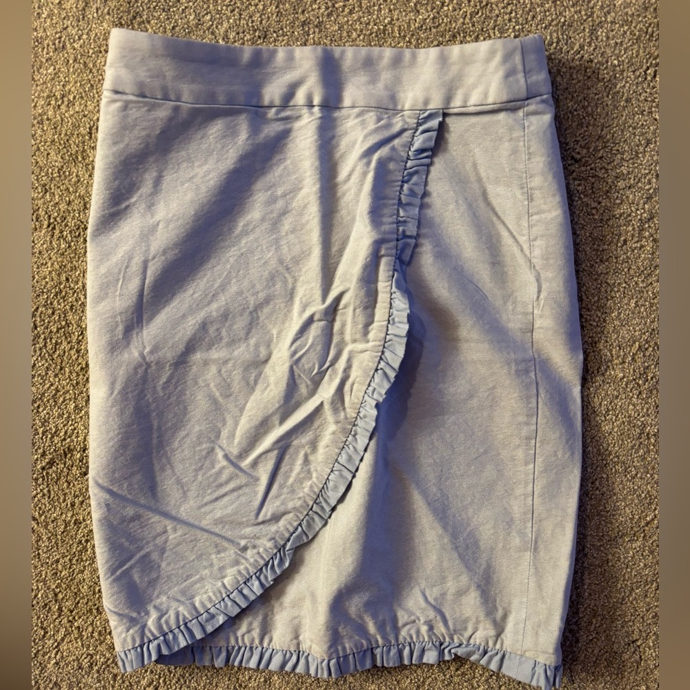 J.crew Elegant Blue Women's Skirt - Picture 1 of 3